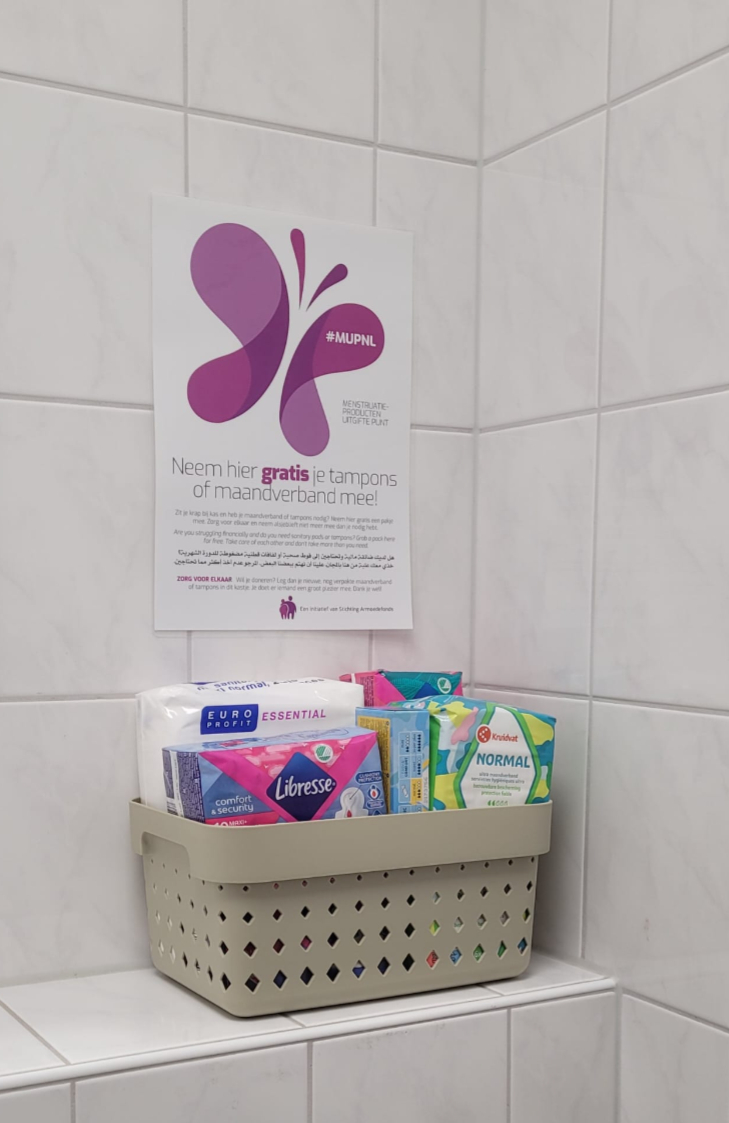 Gratis menstruatieproducten op meer plekken in Nunspeet beschikbaar