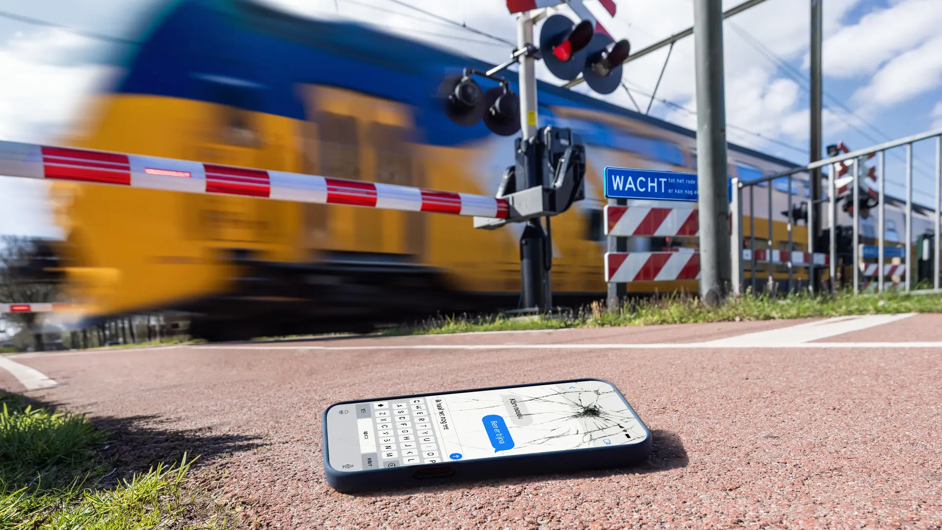 ProRail waarschuwt: laat haast niet je laatste berichtje zijn